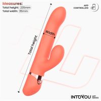 IntoYou Mindy vibrador con anillo de bolas ascendente y dedo, imagen 5