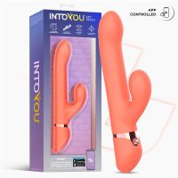 IntoYou Mindy vibrador con anillo de bolas ascendente y dedo