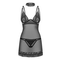 Obsessive Donarella camisón con tanga y gargantilla, imagen 3