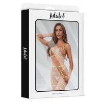 Adalet Lingerie Zoey sujetador, tanga y liguero con flores amarillas, imagen 5