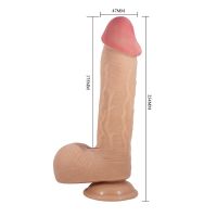 Baile Emeka dildo con piel deslizante 9,2", imagen 8