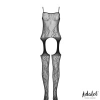 Adalet Lingerie Lilly bodystocking abierto con ligas, imagen 3
