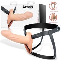 Action arnés con dildo hueco, 5-6,5 cm de grosor, imagen 2