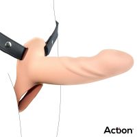 Action arnés con dildo hueco, 5-6,5 cm de grosor, imagen 4