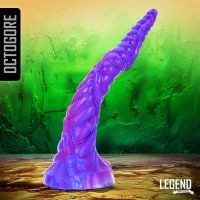 Legend Octogore dildo unicornio de silicona líquida 28 cm, imagen 2