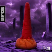 Legend Rubygon dildo de silicona líquida 24,5 cm, imagen 2