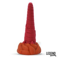 Legend Rubygon dildo de silicona líquida 24,5 cm