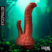 Legend Bycephalor dildo de silicona líquida 23,5 cm, imagen 2