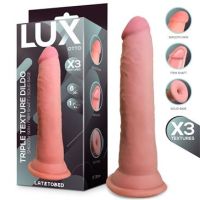 Lux Otto dildo de triple densidad 8"