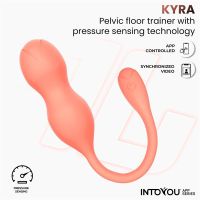 IntoYou Kyra entrenador del suelo pélvico con sensor de presión (coral), imagen 9