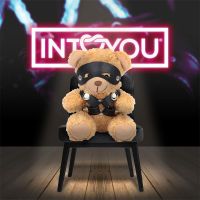 IntoYou Bearly llavero, osito BDSM con arnés de pecho, imagen 4