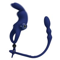 Pretty Love anillo vibrador para el pene con cadena anal, imagen 3