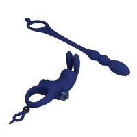 Pretty Love anillo vibrador para el pene con cadena anal, imagen 6