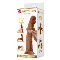 Pretty Love Sharife dildo con piel deslizante 25 cm, imagen 9