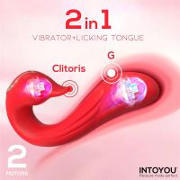 IntoYou Swana vibrador con lengua lamedora y ángulo ajustable, imagen 3