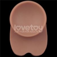 Lovetoy dildo flexible de doble capa XXL 16", color piel, imagen 10