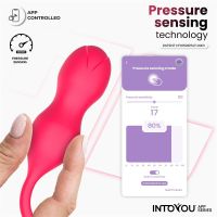 IntoYou Kyra entrenador del suelo pélvico con sensor de presión (rosa), imagen 2