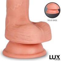Lux Hans dildo de triple densidad con testículos 7,2"