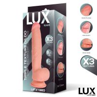 Lux Klaus Triple Density dildo con testículos 9,4", imagen 5