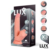 Lux Dirk Triple Density dildo con testículos oscilantes, imagen 5