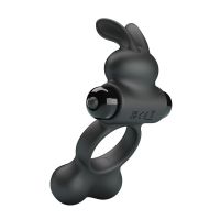Pretty Love Yusuf anillo vibrador para el pene con bolas de acero, imagen 5