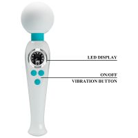 Pretty Love Skyler masajeador wand con pantalla digital (blanco), imagen 9