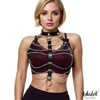 Adalet Lingerie Hilda arnés de pecho con cadena, talla única, imagen 3