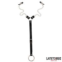 LateToBed pinzas para pezones con correa ajustable