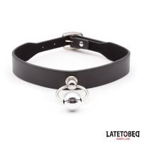 LateToBed collar con cascabel y correa, imagen 3