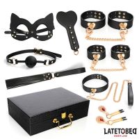 LateToBed set de bondage de 8 piezas con estuche