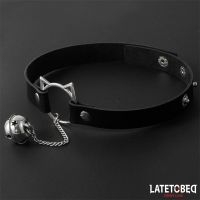 LateToBed choker con aro de orejas de gato y cascabel, imagen 5