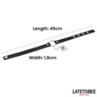 LateToBed choker con aro de orejas de gato y cascabel, imagen 7