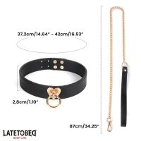 LateToBed kit de bondage de cuero de 8 piezas con estuche, imagen 5
