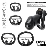 Domlock Guard jaula de castidad con cerradura interna talla S, imagen 5