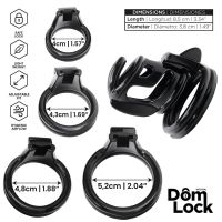Domlock Bars jaula de castidad con cerradura interna, imagen 5