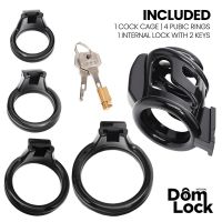 Domlock Bars jaula de castidad con cerradura interna, imagen 4