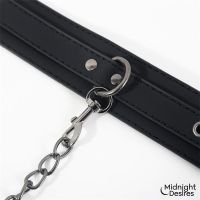 Midnight Desires collar y esposas de tobillo con cadena, imagen 3