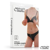 Midnight Desires pinzas para pezones y clítoris, imagen 2