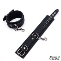 Midnight Desires set de restricción con esposas de manos y muslos, imagen 4