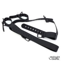 Midnight Desires set de restricción con collar y esposas de muñeca, imagen 5