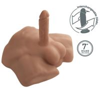SilexD Apollo S medio torso silicona líquida caramelo 7"