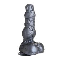 Creature Cocks Cyborg Cock dildo de metal con empuje y vibración, imagen 2