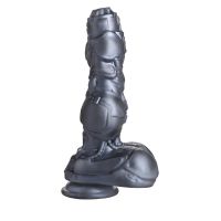 Creature Cocks Cyborg Cock dildo de metal con empuje y vibración, imagen 4