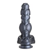 Creature Cocks Cyborg Cock dildo de metal con empuje y vibración, imagen 5