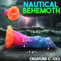 Creature Cocks Aqua-Cock dildo de silicona fluorescente, imagen 17