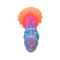 Creature Cocks Aqua-Cock dildo de silicona fluorescente, imagen 6
