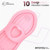 IntoYou Laia vibrador de dedo con calor y app (rosa), imagen 3