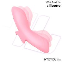 IntoYou Laia vibrador de dedo con calor y app (rosa)