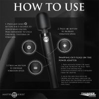 Master Series Thunderstick Pro masajeador wand, imagen 16