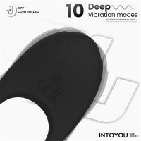 IntoYou Ringo anillo vibrador (negro), imagen 5